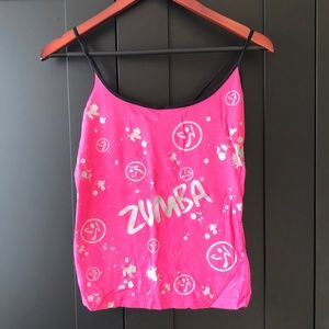 Zumba pink tank